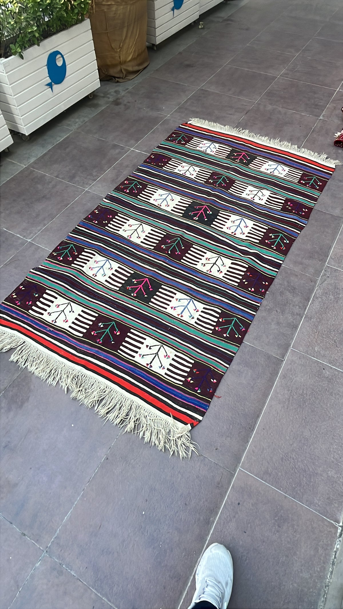 Çanakkale Yün Kilim (Ağaç Motifli)