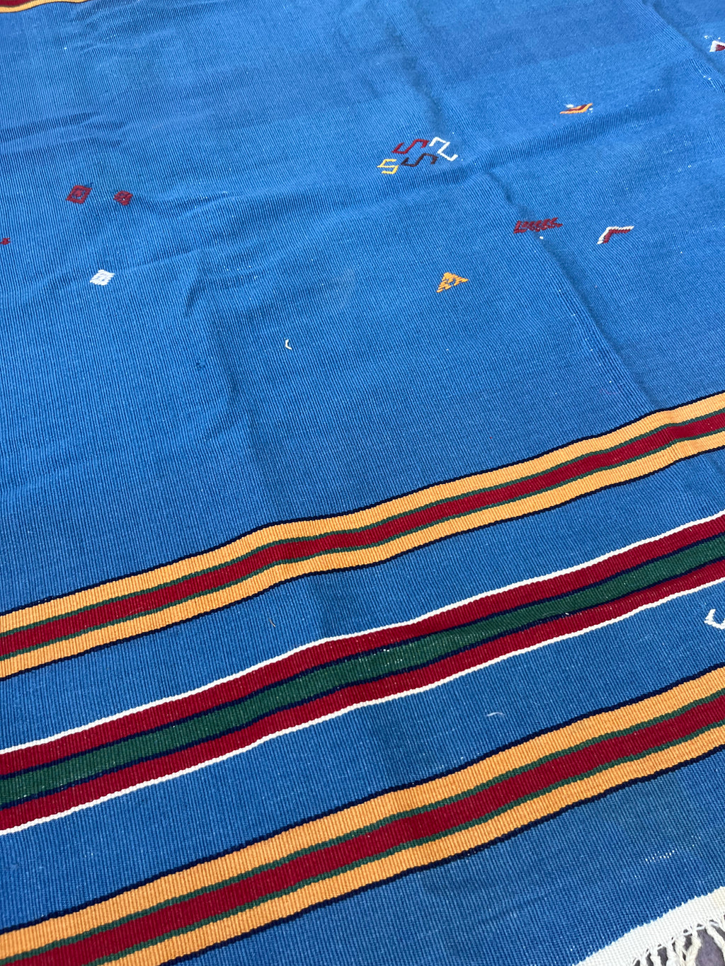 Çanakkale Yün Kilim (Renkli Şeritli)
