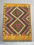 Çanakkale Yün Kilim (Çift Madalyon Desenli)